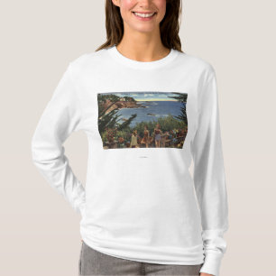 T-shirt Filles appréciant une vue des rivages de Laguna