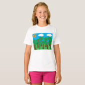 T-shirt Filles Arbres Pommes (Devant entier)