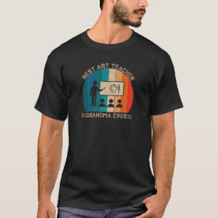 T-shirt Filles Art Rétro Conception Enseignante Pour Grand