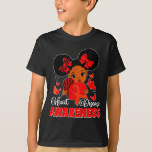T-shirt Filles aux chignons désordonnés Ruban rouge Sensib
