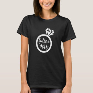 T-shirt Filles Avenir mignon Mme Fiançailles Mariage Maria