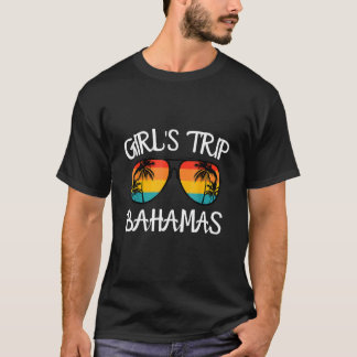 T-shirt Filles Bahamas Lunettes de soleil été vacances