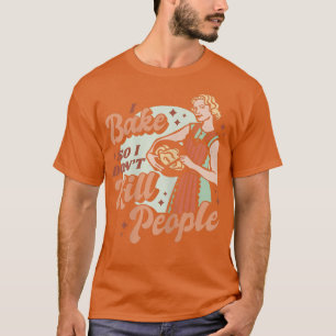 T-shirt Filles Baking Boulangère Cuisine Graphique nouveau