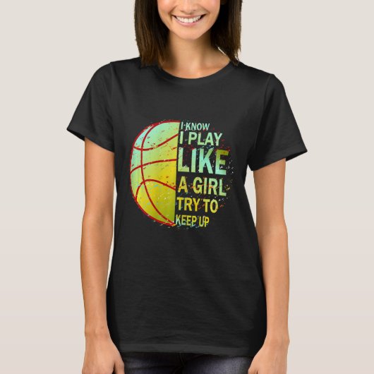 T-shirt Filles Basketball (Devant)