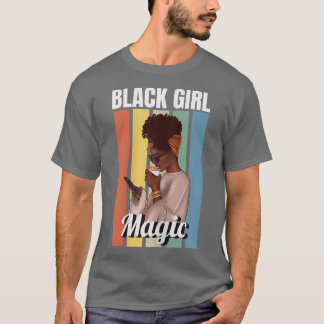 T-shirt Filles Black Girl Magic Melanin Femmes Fille Afro 