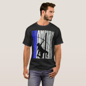 T-shirt Filles Bleu Archer Fille Archer Anniversaire Champ (Devant entier)