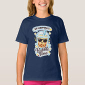 T-shirt Filles Bubble Tea Mignon Design Boba (Devant)