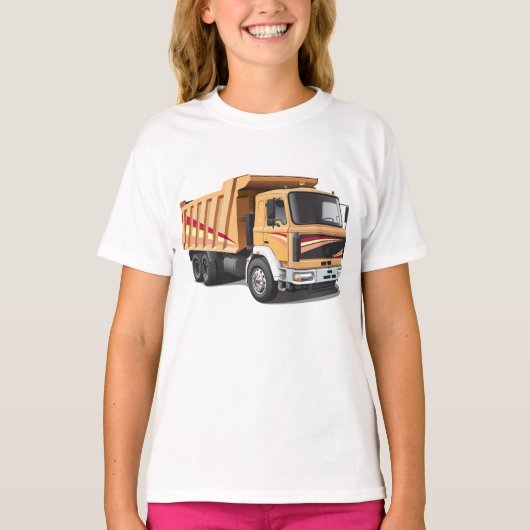 T-shirt filles camionnette (Devant)