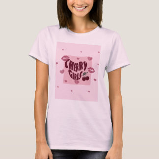 T-shirt Filles Cerise