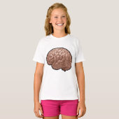 T-shirt Filles Cerveau Humain (Devant entier)