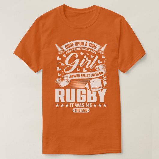 T-shirt Filles c'était moi Rugby (Design devant)