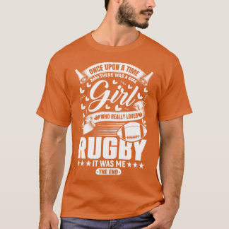T-shirt Filles c'était moi Rugby