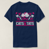 T-shirt Filles Chats et Tats Drôle Tatouage Tatouage Enk T (Design devant)