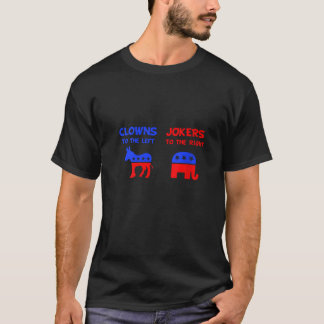 T-shirt Filles Clowns D'Âne À Gauche Elephant Jokers T