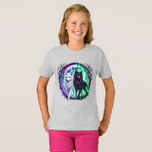 T-shirt Filles cool amatrices de loup (Devant entier)