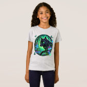 T-Shirt Filles cool amatrices de loup (Devant entier)