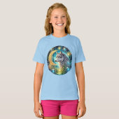T-shirt Filles cool amatrices de loup  (Devant entier)
