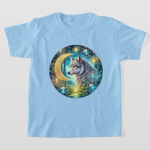 T-shirt Filles cool amatrices de loup 