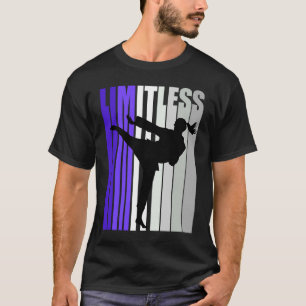 T-shirt Filles Cool Karate Limitless Purple mignonne, Mais