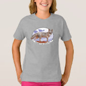 T-shirt Filles couleur du logo Fox (Devant)