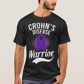 T-shirt Filles Crohn's Disease Warrior Design Crohns Disea