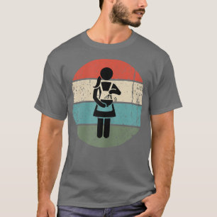 T-shirt Filles Cuisinière Fille Boulangère Trouvé Vintage 