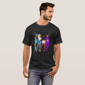 T-shirt Filles Danger Filles Voyage Progrès Enterrement de (Devant entier)