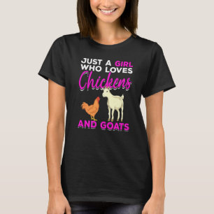 T-shirt Filles d'animaux de ferme Femme agricultrice Éleva