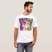 T-shirt Filles dans la neige (Devant entier)