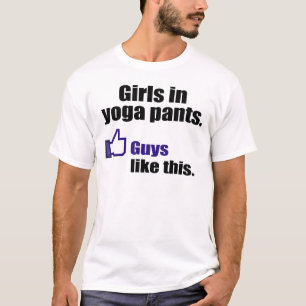 T-shirt Filles dans le pantalon de yoga