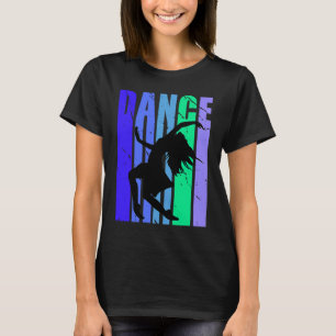T-shirt Filles Danse Anniversaire Thème Danseur Contempora