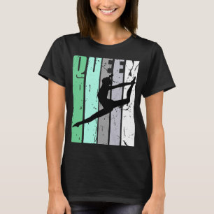 T-shirt Filles Danse Queen Danse Motivation graphique rétr