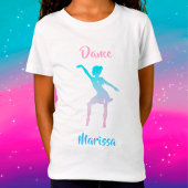 T-shirt filles danser Pastel