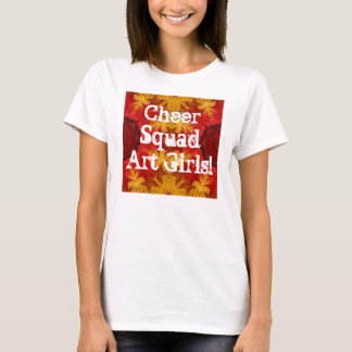 T-shirt Filles d'art de peloton d'acclamation !