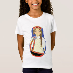 T-shirt filles de Brunette Matryoshka en Lettonie