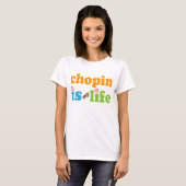 T-shirt Filles de cadeau Chopin (Devant entier)