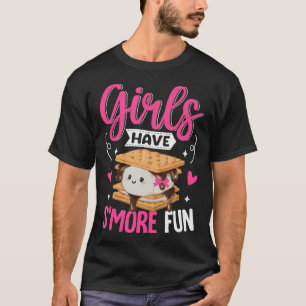 T-shirt Filles de camping Smores ont plus de plaisir Migno