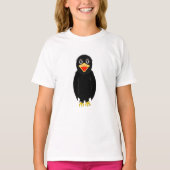 T-shirt filles de Corneille noire (Devant)