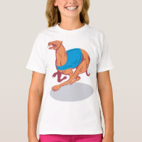T-shirt filles de course Greyhound