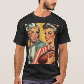 T-shirt Filles de football vintages (Devant)