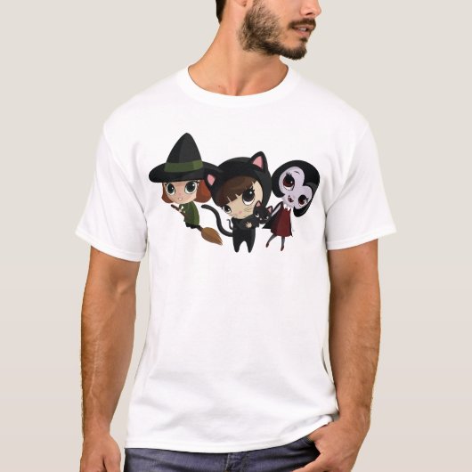 T-shirt Filles de Halloween (Devant)
