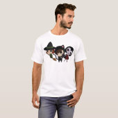 T-shirt Filles de Halloween (Devant entier)