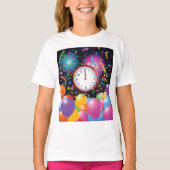 T-shirt Filles de la Nouvelle Année (Devant)