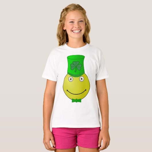 T-shirt filles de la Saint Patrick (Devant entier)