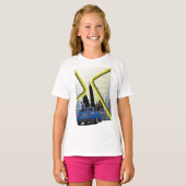 T-shirt filles de la scène de la ville (Devant entier)