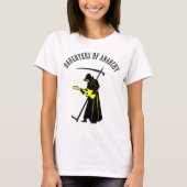 T-shirt Filles de l'Anarchy Biker Métal Mort Zombie (Devant)