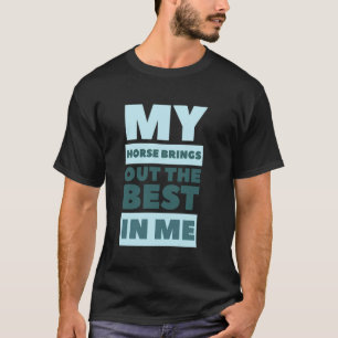 T-shirt Filles de l'équitation des femmes équestre à cheva