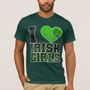 T-shirt Filles de l'Irlandais I <3