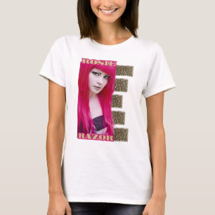 T-shirt Filles de modèle de scène de mode de rasoir de