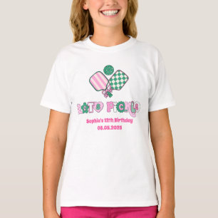 T-shirt Filles de Pickleball Anniversaire